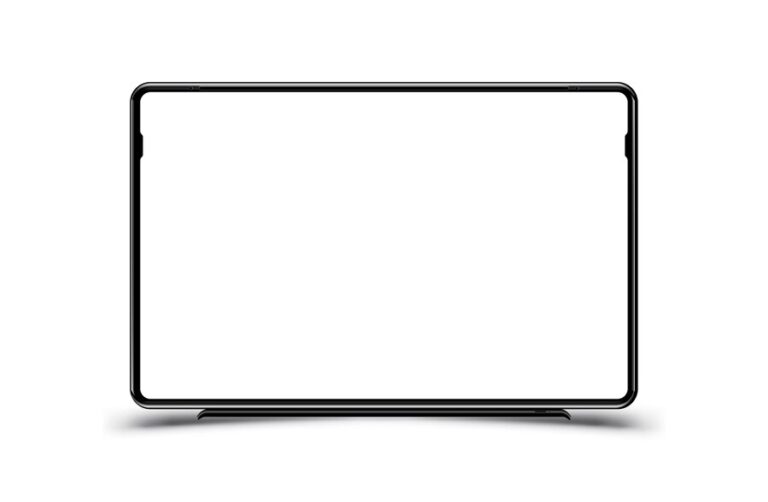 white screen