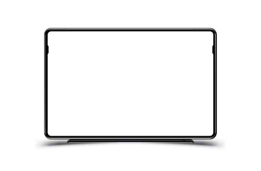 white screen